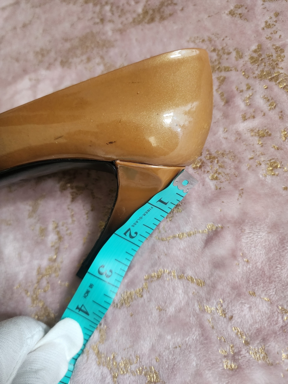PRADA | Two-Tone Brown Patent Peep-Toe Heels with Bow - Picture 13 of 13